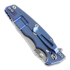 Hinderer Eklipse 3.5" Spearpoint Tri-Way Stonewash Blue Translucent Green G10 sulankstomas peilis