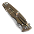 Coltello pieghevole Hinderer Eklipse 3.5" Spearpoint Tri-Way Stonewash Bronze Fde G10