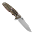 Hinderer 3.5 Eklipse S45VN Spearpoint Stonewash Bronze sulankstomas peilis, raudona