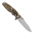 Hinderer Eklipse 3.5" Spearpoint Tri-Way Stonewash Bronze Translucent Green G10 sulankstomas peilis
