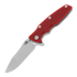 Hinderer Eklipse 3.5 Spearpoint sulankstomas peilis, S45VN Stonewash, raudona