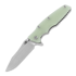 Hinderer Eklipse 3.5" Spearpoint Tri-Way Stonewash Translucent Green G10 sulankstomas peilis