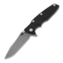 Coltello pieghevole Hinderer Eklipse 3.5 Spearpoint, S45VN Working Finish, nero