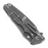 Coltello pieghevole Hinderer Eklipse 3.5 Spearpoint, S45VN Working Finish, nero