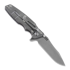 Coltello pieghevole Hinderer Eklipse 3.5" Spearpoint Tri-Way Working Finish Blue/Black G10