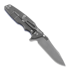 Coltello pieghevole Hinderer Eklipse 3.5 Spearpoint, S45VN Working Finish, blu