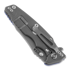 Coltello pieghevole Hinderer Eklipse 3.5 Spearpoint, S45VN Working Finish, blu