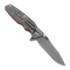 Coltello pieghevole Hinderer Eklipse 3.5" Spearpoint Tri-Way Working Finish Orange G10