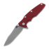Hinderer Eklipse 3.5" Spearpoint Tri-Way Working Finish Red G10 sulankstomas peilis