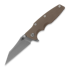 Hinderer Eklipse 3.5" Wharncliffe Tri-Way Battle Bronze FDE G10 sulankstomas peilis