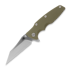 Coltello pieghevole Hinderer Eklipse 3.5" Wharncliffe Tri-Way Stonewash OD Green G10
