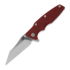 Coltello pieghevole Hinderer Eklipse 3.5" Wharncliffe Tri-Way Stonewash Red G10