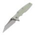 Hinderer Eklipse 3.5" Wharncliffe Tri-Way Stonewash Translucent Green G10 sulankstomas peilis