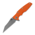 Hinderer Eklipse 3.5" Wharncliffe Tri-Way Working Finish Orange G10 sulankstomas peilis