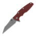 Coltello pieghevole Hinderer Eklipse 3.5" Wharncliffe Tri-Way Working Finish Red G10