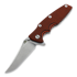 Coltello pieghevole Hinderer Eklipse Gen2 bowie, black/orange