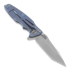 Coltello pieghevole Hinderer Eklipse Ti, blu
