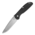 Hinderer Firetac Spanto sulankstomas peilis, stonewashed, juoda