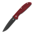 Coltello pieghevole Hinderer Firetac Spanto Tri-Way Battle Black, Red G10