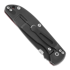 Hinderer Firetac Spanto Tri-Way Battle Black folding knife, Red G10