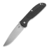 Coltello pieghevole Hinderer Firetac Spearpoint, stonewashed, nero