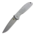 Coltello pieghevole Hinderer Firetac Spearpoint, working finish, grigio