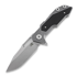 Hinderer Full Track Tri-Way Spearpoint folding knife, stonewash, black
