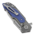 Hinderer Full Track Tri-Way Spearpoint kääntöveitsi, stonewash, sininen