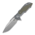 Hinderer Full Track Tri-Way Spearpoint folding knife, stonewash, olive drab