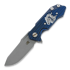 Briceag Hinderer Half Track Spearpoint, Battle Blue with Cutout