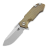 Briceag Hinderer Half Track Spearpoint, Bronze Textured Ti