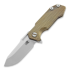 Hinderer Half Track Spearpoint 折叠刀, Bronze Textured Ti
