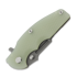 Сгъваем нож Hinderer Jurassic Clip Point Magnacut Working Finish, translucent green