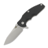 Hinderer Jurassic Magnacut Slicer Flat Grind sulankstomas peilis, Stonewash Bronze, Black