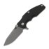 Hinderer Jurassic Magnacut Slicer Flat Grind kääntöveitsi, Working Finish, Black