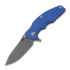 Hinderer Jurassic Magnacut Slicer Flat Grind kääntöveitsi, Working Finish, Blue