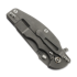 Hinderer Jurassic Magnacut Slicer Flat Grind sulankstomas peilis, Working Finish, Translucent Green