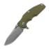 Coltello pieghevole Hinderer Jurassic Magnacut Slicer, Stonewash, OD Green