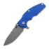Coltello pieghevole Hinderer Jurassic Magnacut Slicer, Tri-Way Battle Blue, Blue G10