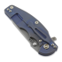 Hinderer Jurassic Magnacut Slicer sulankstomas peilis, Tri-Way Battle Blue, Blue G10