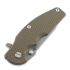 Coltello pieghevole Hinderer Jurassic Magnacut Slicer, Tri-Way Battle Blue, FDE G10