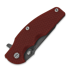 Hinderer Jurassic Magnacut Slicer sulankstomas peilis, Tri-Way Battle Blue, Red G10