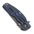 Coltello pieghevole Hinderer Jurassic Magnacut Slicer, Tri-Way Battle Blue, Red G10