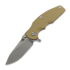 Coltello pieghevole Hinderer Jurassic Magnacut Slicer Tri-Way Coyote G-10