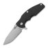 Hinderer Jurassic Magnacut Slicer sulankstomas peilis, Tri-Way Stonewash, Black G10