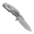 Coltello pieghevole Hinderer Jurassic Magnacut Slicer, Tri-Way Stonewash, Black G10