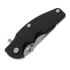 Hinderer Jurassic Magnacut Slicer sulankstomas peilis, Tri-Way Stonewash, Black G10