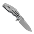 Hinderer Jurassic Magnacut Slicer sulankstomas peilis, Tri-Way Stonewash, Blue G10