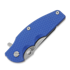 Hinderer Jurassic Magnacut Slicer sulankstomas peilis, Tri-Way Stonewash, Blue G10