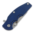 Hinderer Jurassic Magnacut Slicer 折叠刀, Tri-Way Stonewash Bronze, Blue/Black G10